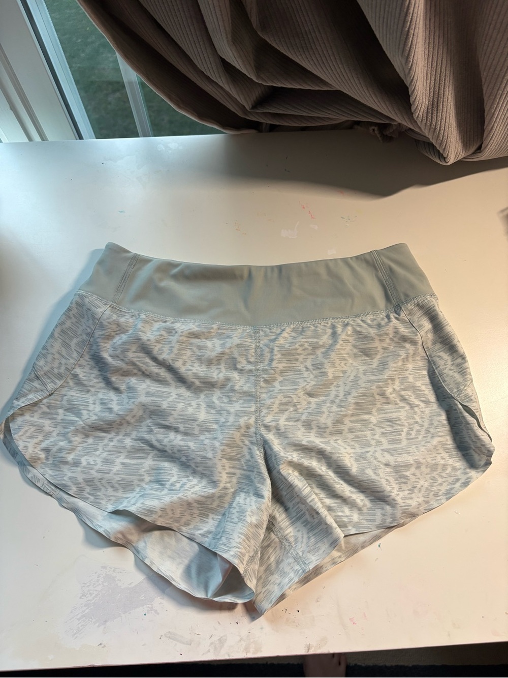 Athleta Light Green Women's Athletic Shorts